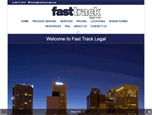 Tablet Screenshot of fasttracklegal.com